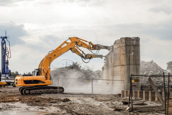 Silo Demolition in Brighton