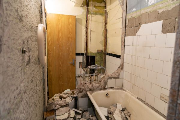 Shower Tile Demolition in Brighton
