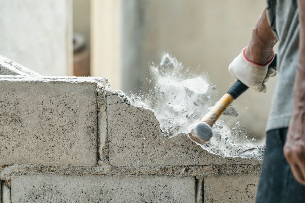 Block Wall Demolition in Brighton